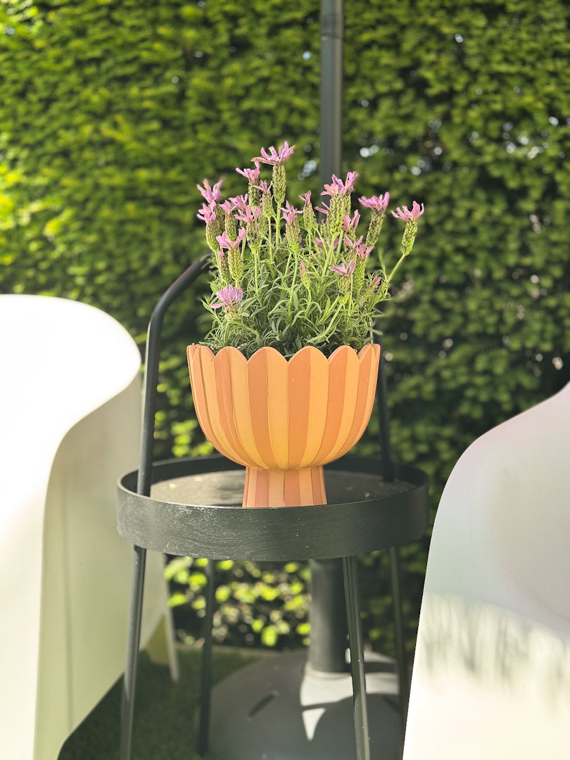 Bloempot Striped