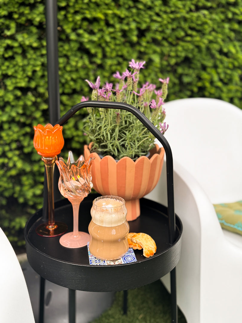 Bloempot Striped